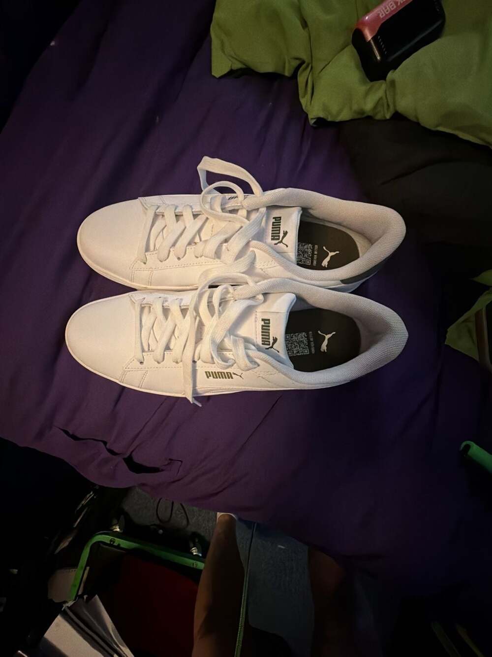 Puma Smash v2 Classic Leather Men's Sneakers White 406570-01